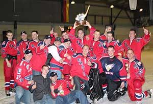 Eagles I celebrating the 2012 Division I DPL championship