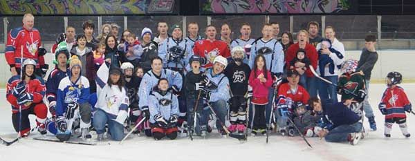 The KMC Eagles hockey family gathered together